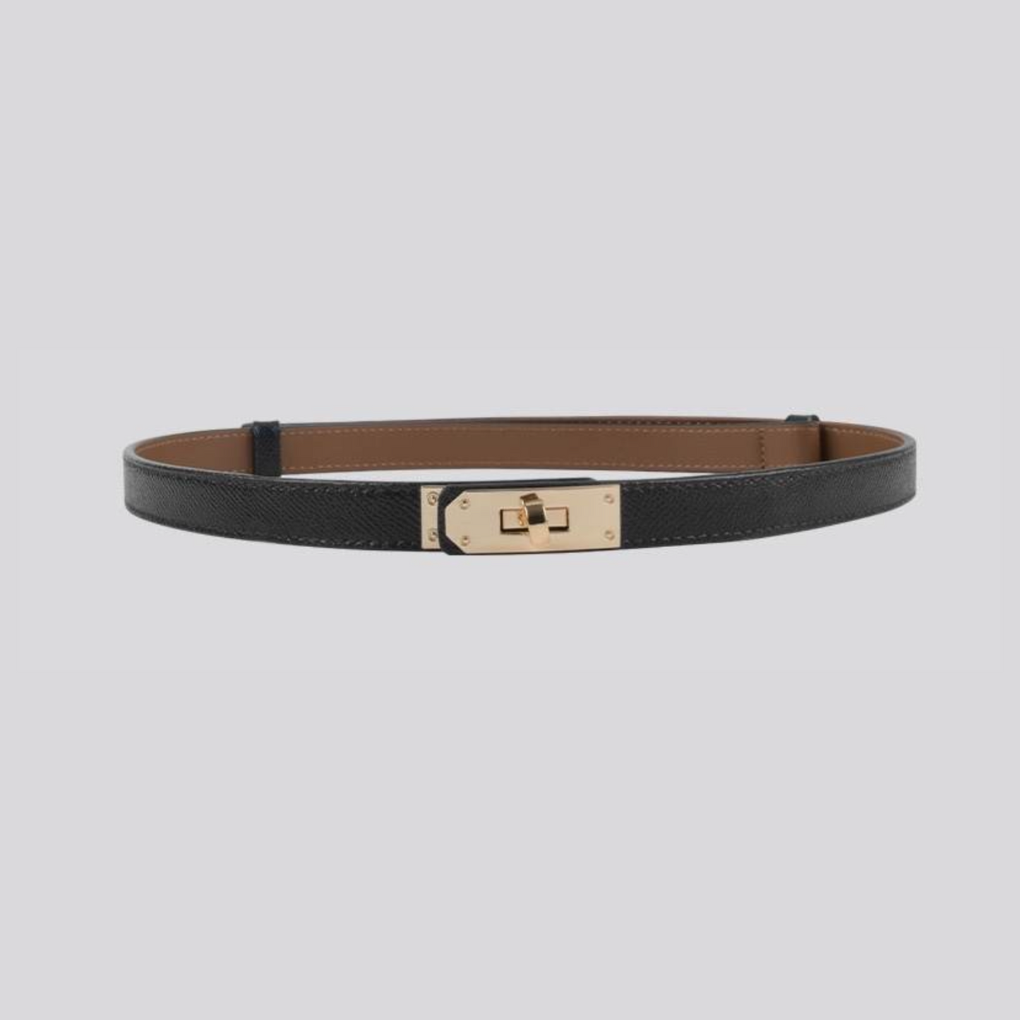Ceinture en cuir noir