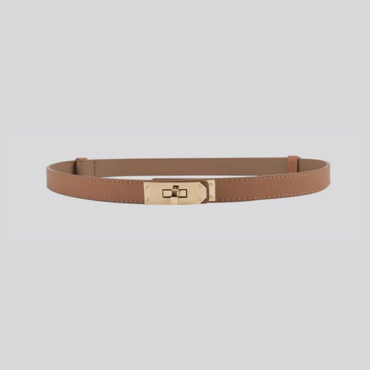 Ceinture en cuir marron