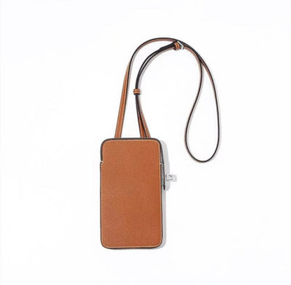 Sac telephone Bandoulière en 100% Cuir